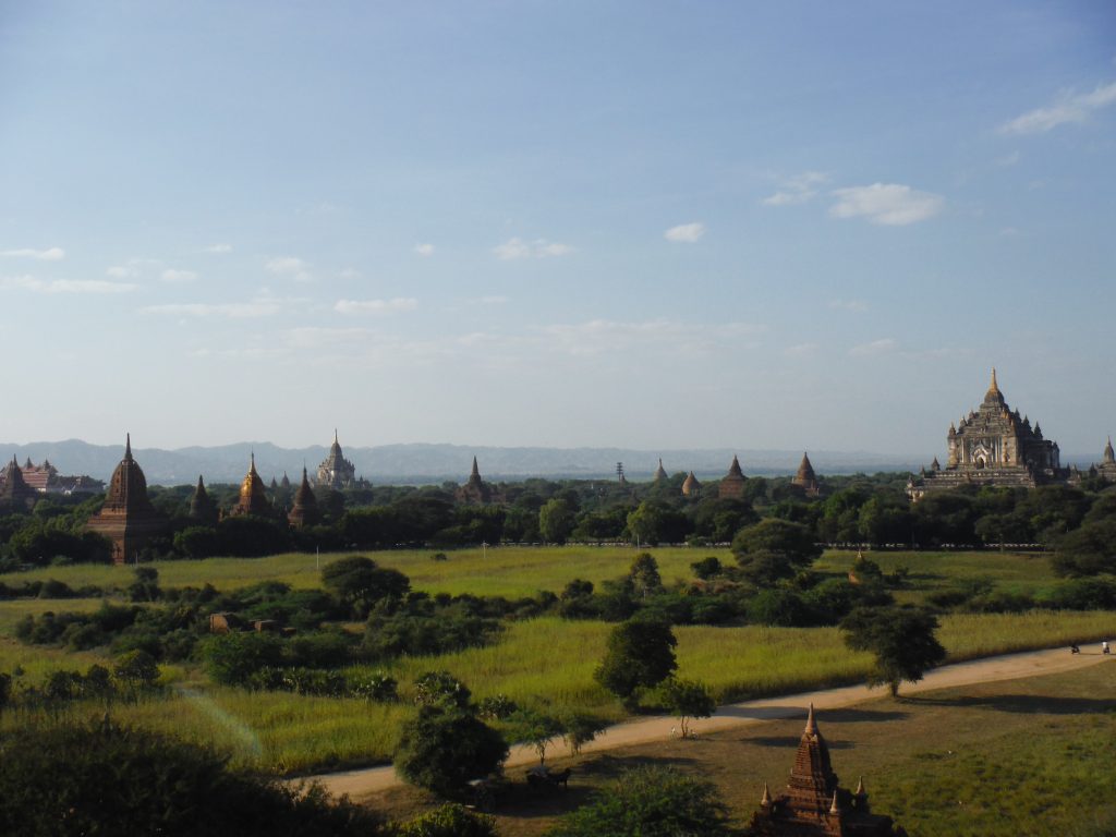 Bagan - reisroute Myanmar