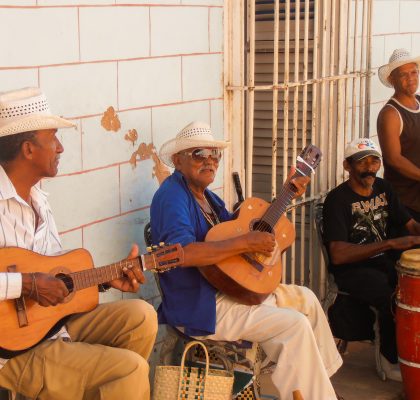 Trinidad muzikanten - reisroute Cuba